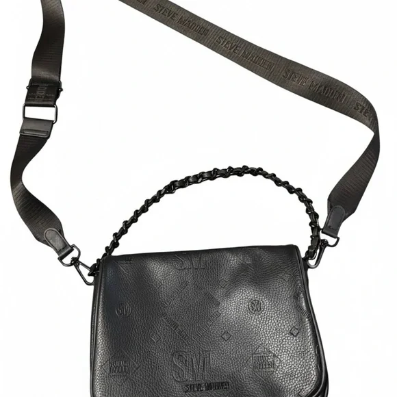 Steve Madden Black Crossbody Bag - Picture 1 of 4
